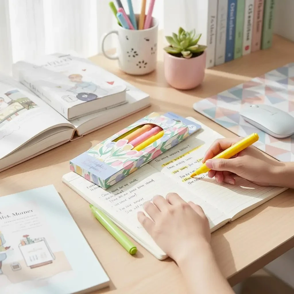 Lale Koleksiyonu Renkli Marker Seti (5 Adet)