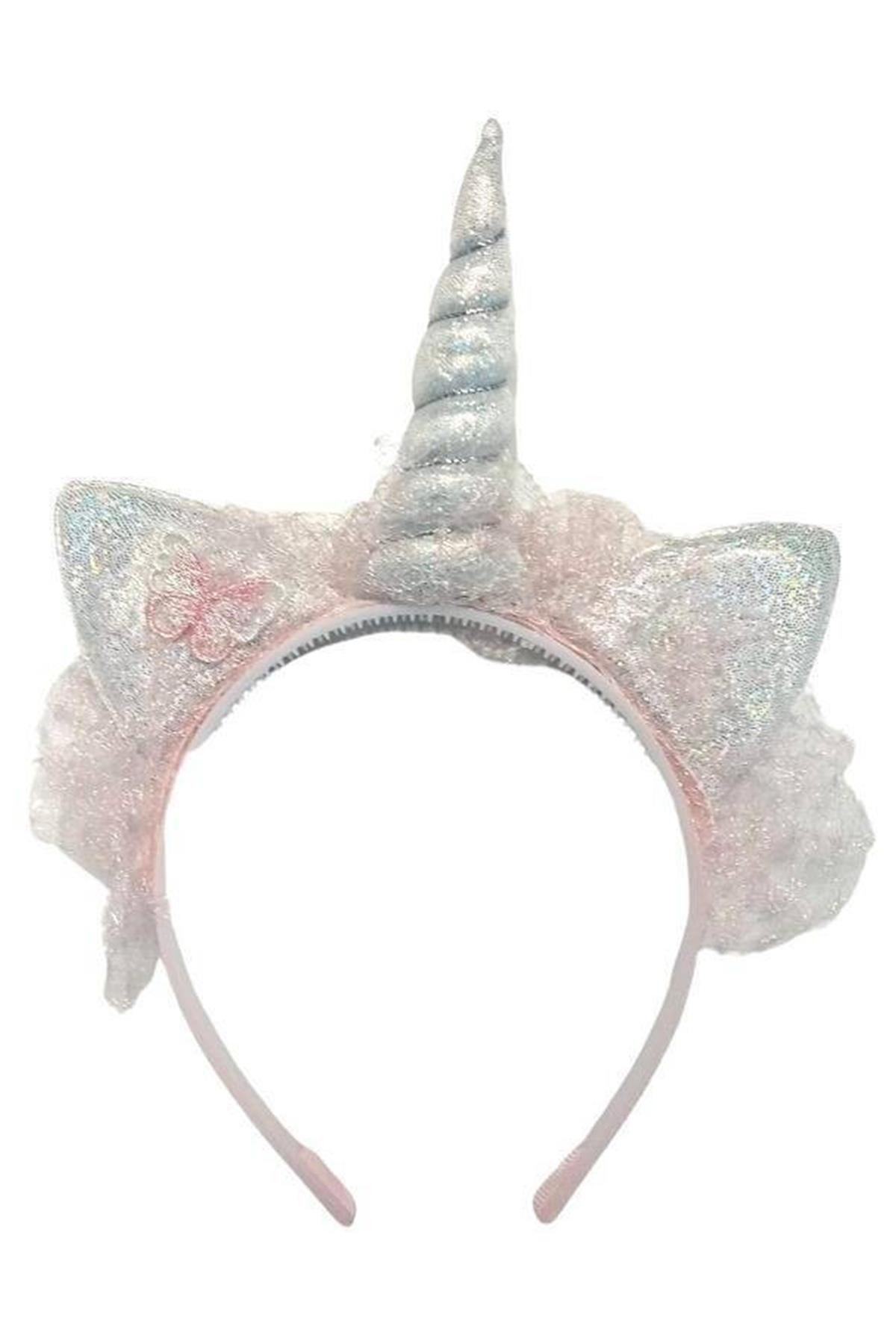 Pembe Unicorn Çocuk Taç