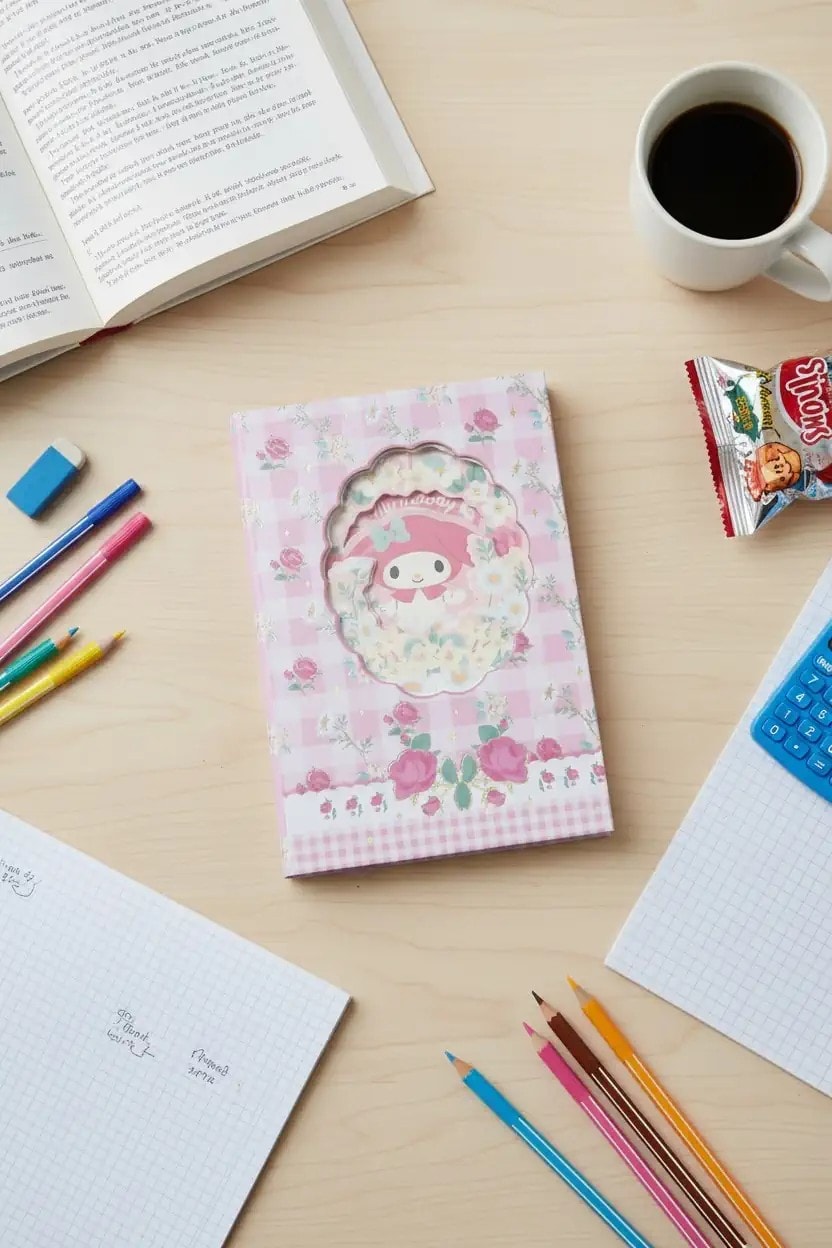 Sanrio Lisanslı Sert Kapak Not Defteri (96 Yaprak) - My Melody