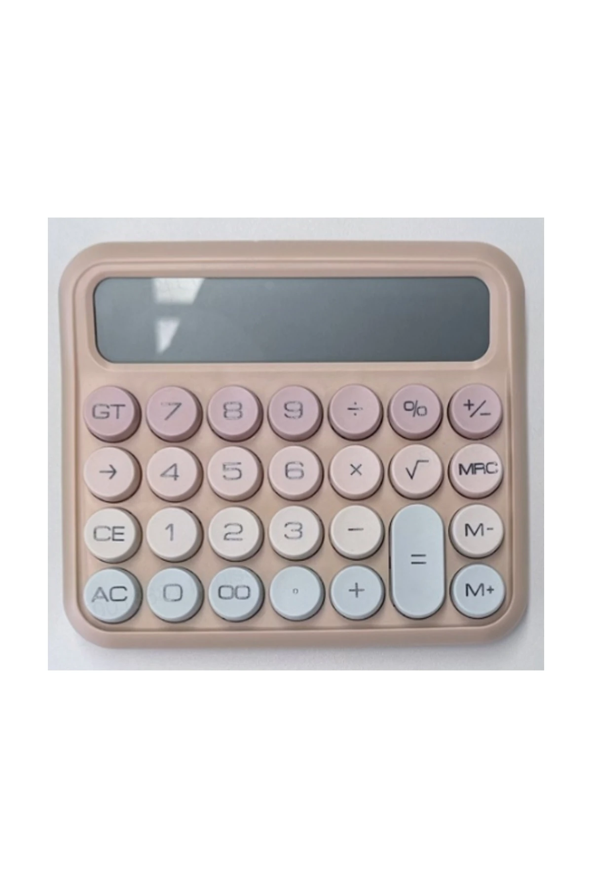 Basic Serisi 12 Haneli Hesap Makinesi (Pembe)