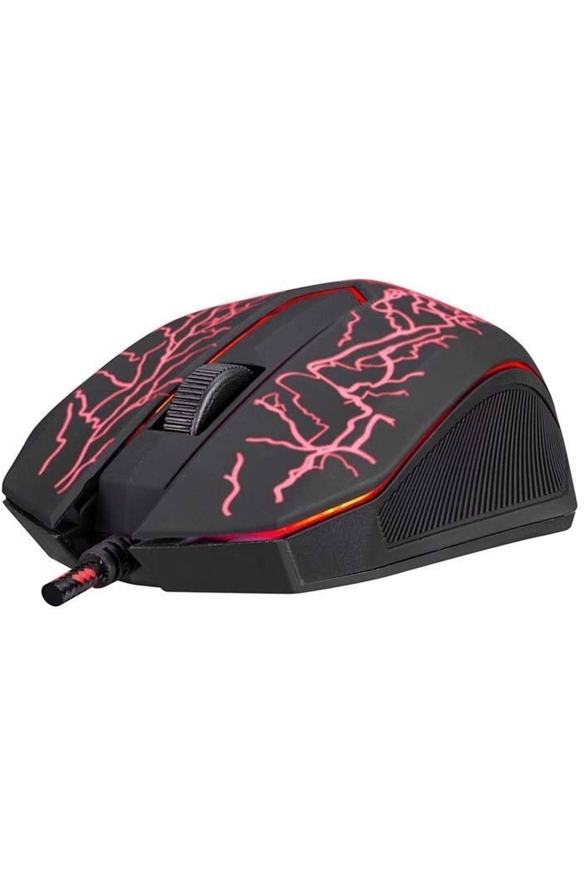 Siyah Everest Kmx-86 Olivine Usb Gökkuşağı Zemin Aydınlatmalı Q Klavye Ve Mouse Set