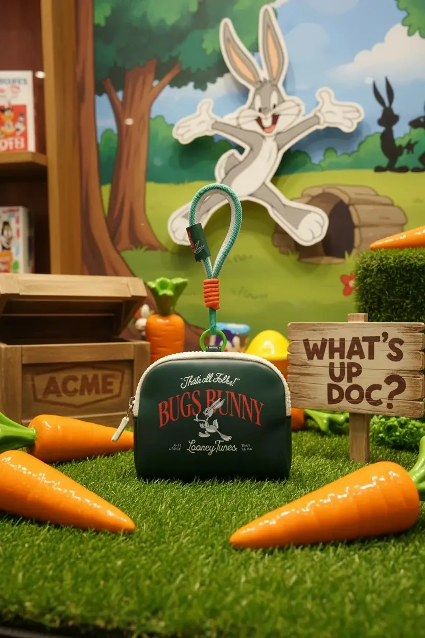 Bugs Bunny Lisanslı Retro Stil Serisi Bozuk Para Cüzdanı