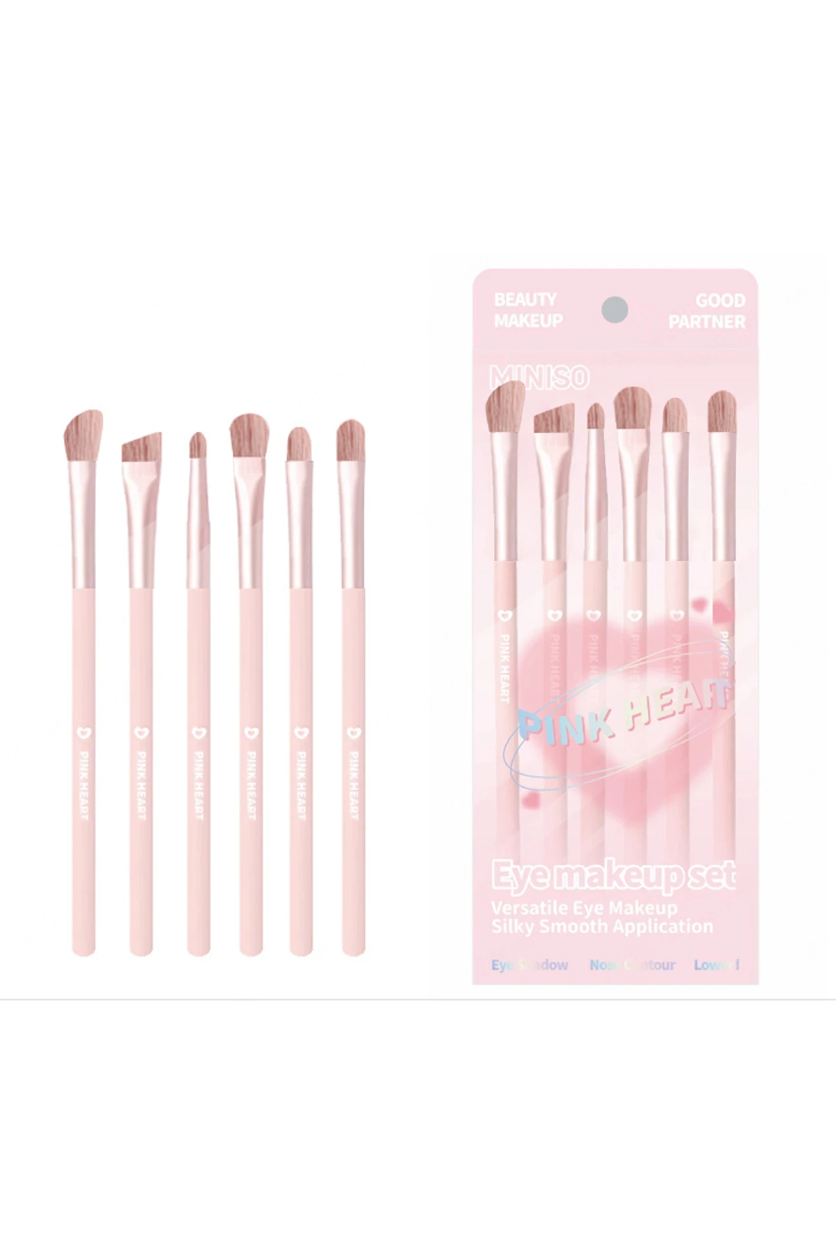 Bloom & Glow Serisi Makyaj Fırça Seti (6 adet)