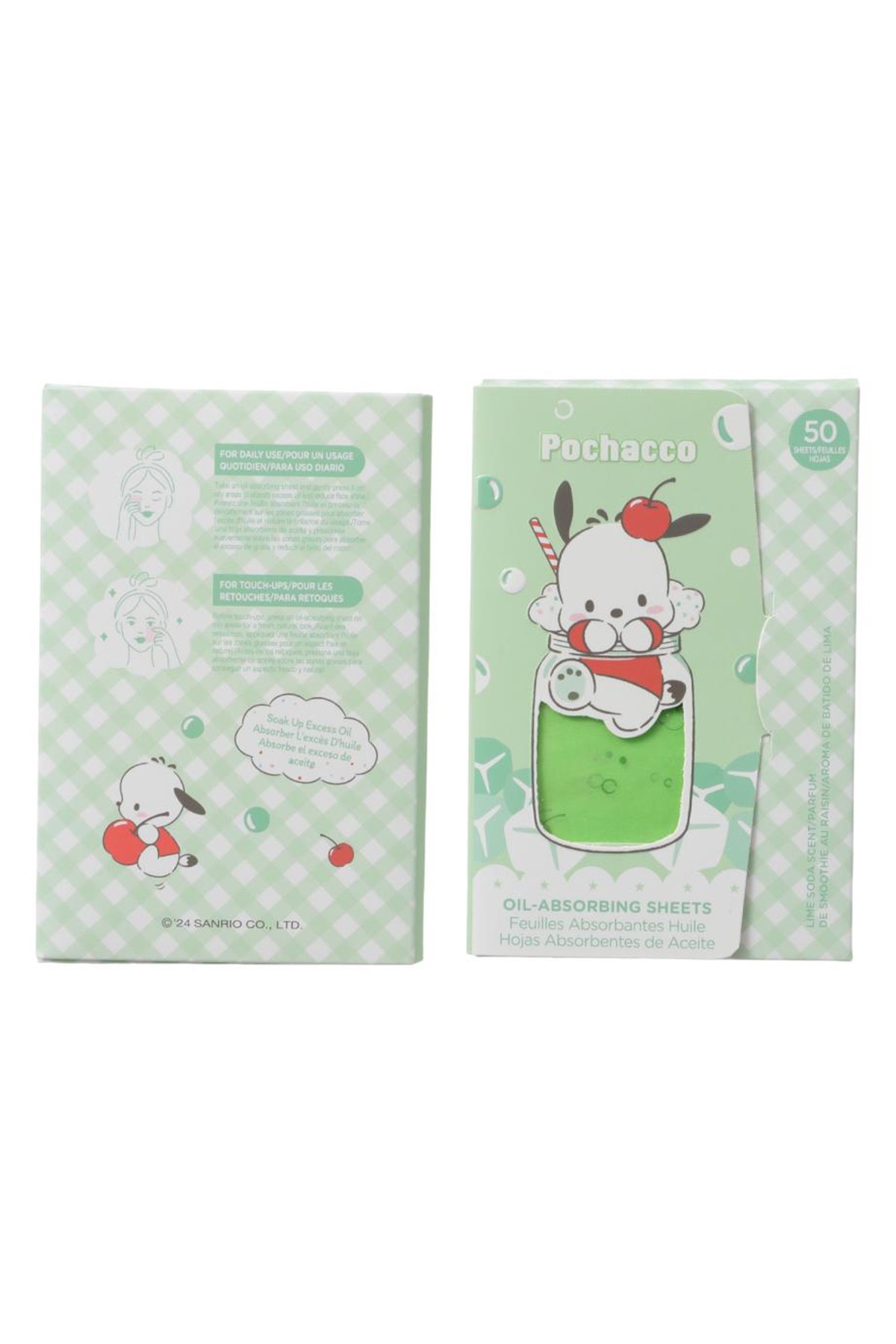 Sanrio Lisanslı Yağ Emici Cilt Mendili (50 Adet*2 paket)