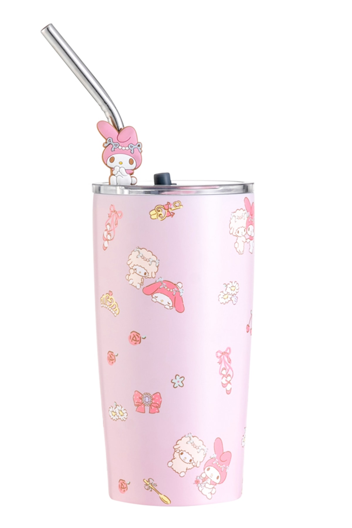 Sanrio Lisanslı My Melody Pipetli Çelik Matara (580mL)