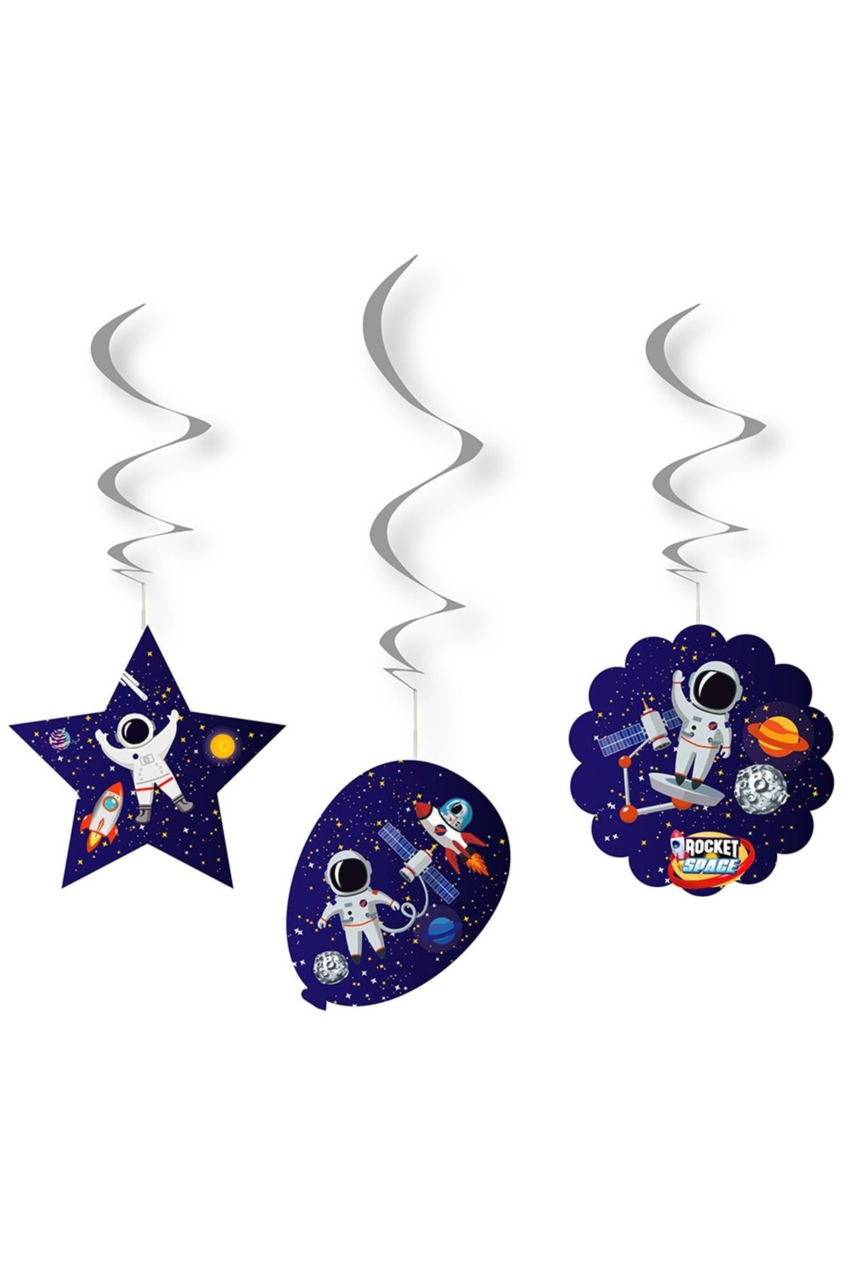 Rocket Space Sarkıtma Süsler