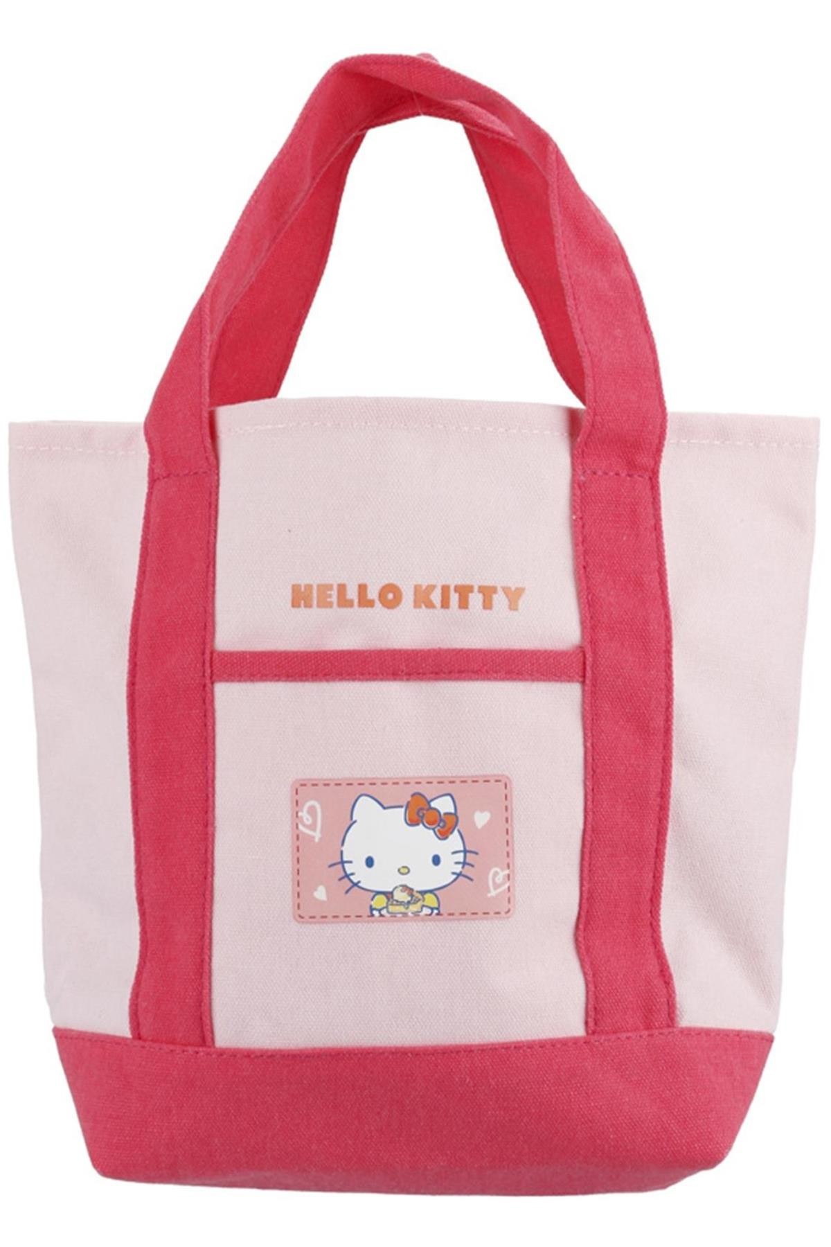 Sanrio Lisanslı Büyük Bez Alışveriş Çantası - Hello Kitty