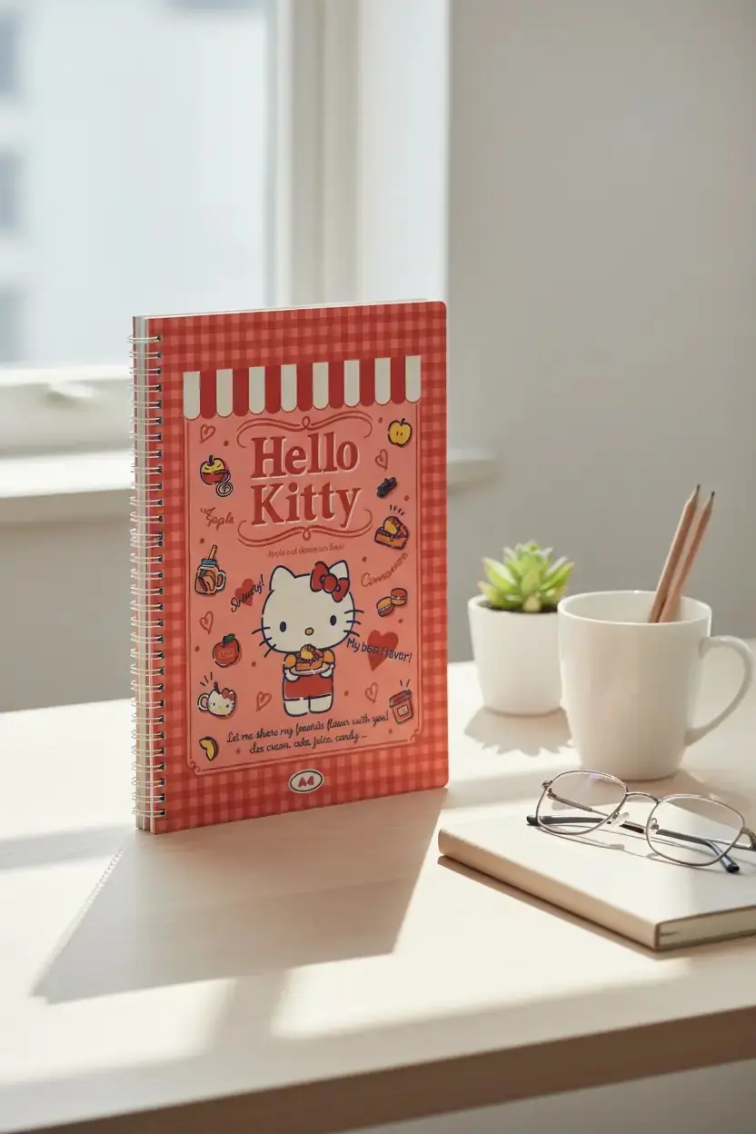 Hello Kitty Retro Koleksiyonu A4 Spiral Defter 60 Sayfa | Miniso TR