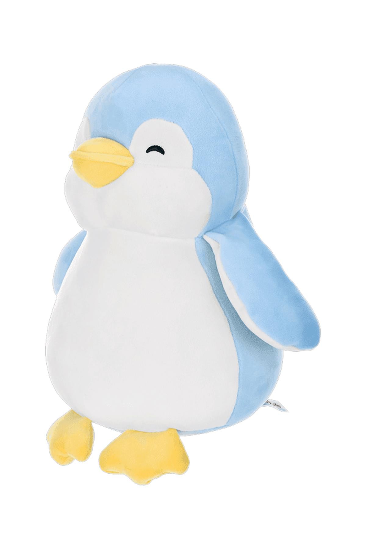 Küçük Penguen Peluş Oyuncak Mavi 28 Cm