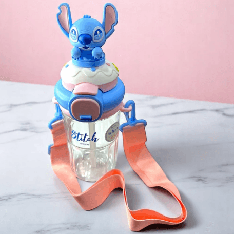 Disney Lilo&Stitch Lisanslı Askılı Tritan Şişe 600 ml - Stitch