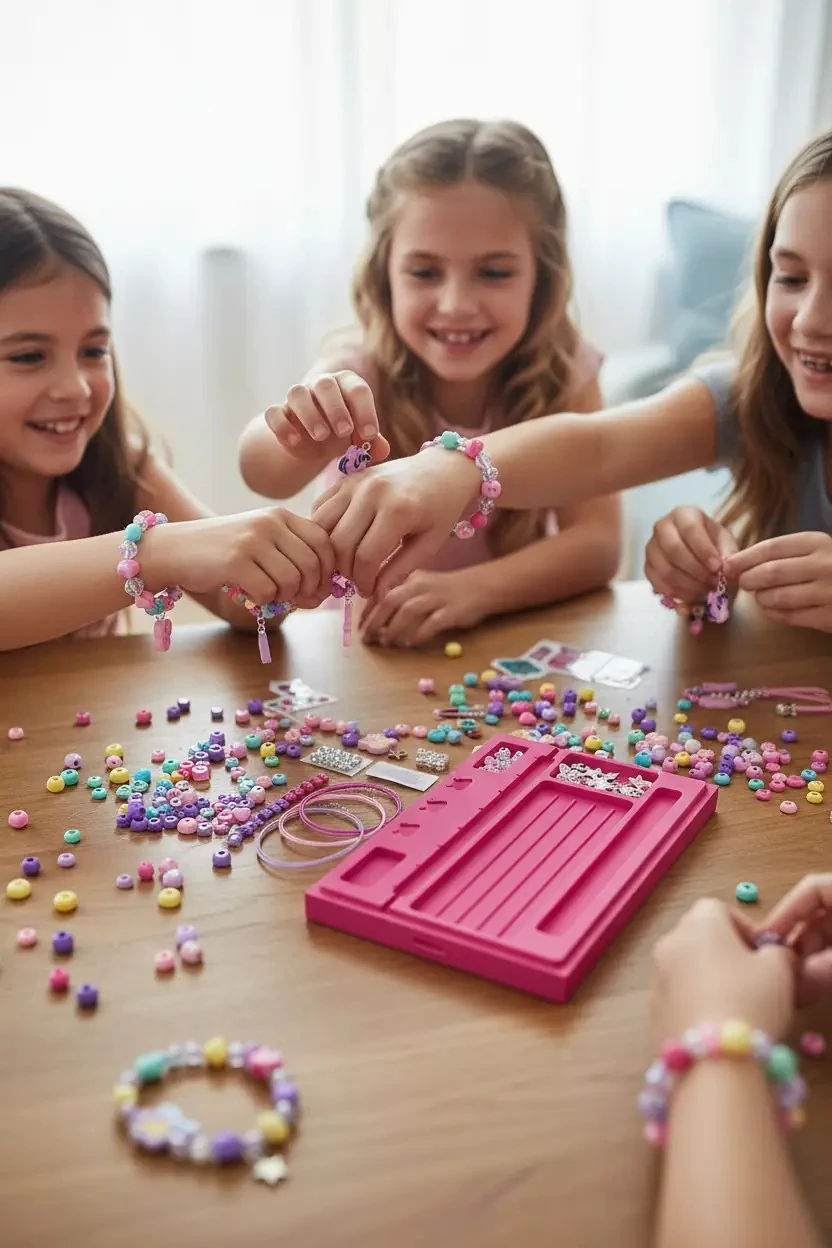 My Little Pony Lisanslı Bileklik Yapım Kiti – Parlak Boncuk Ve Örgü Aleti Dahil