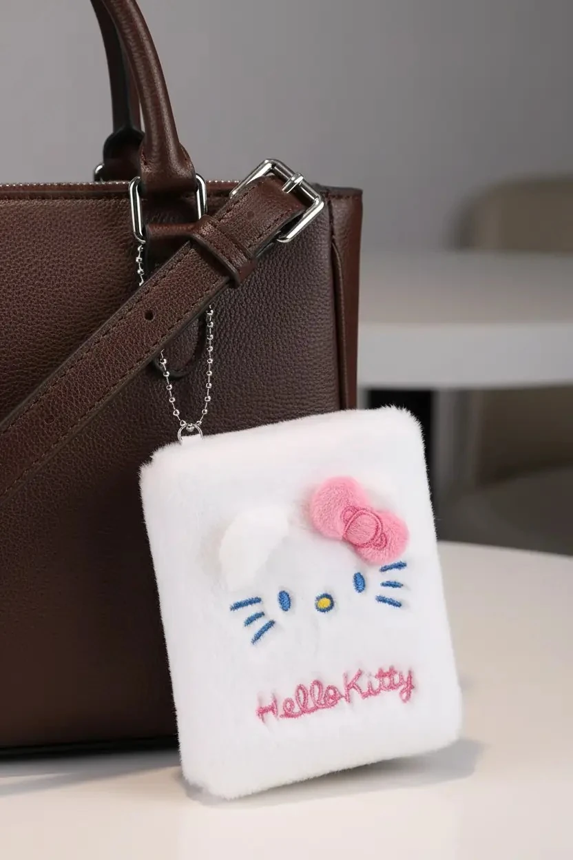 Sanrio Lisanslı Hello Kitty A5 Not Defteri 3D Peluş Kapak 10 Cm