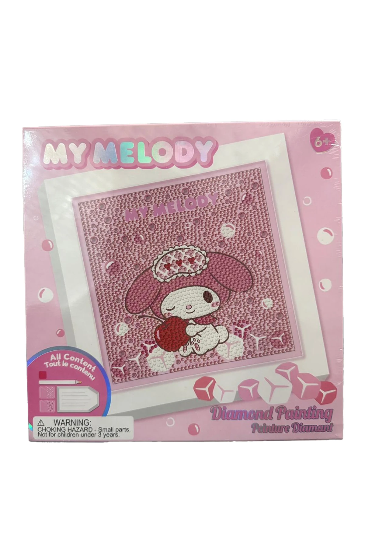 Sanrio Lisanslı Renkli Yaz Plajı Serisi Elmas Mozaik Puzzle - My Melody