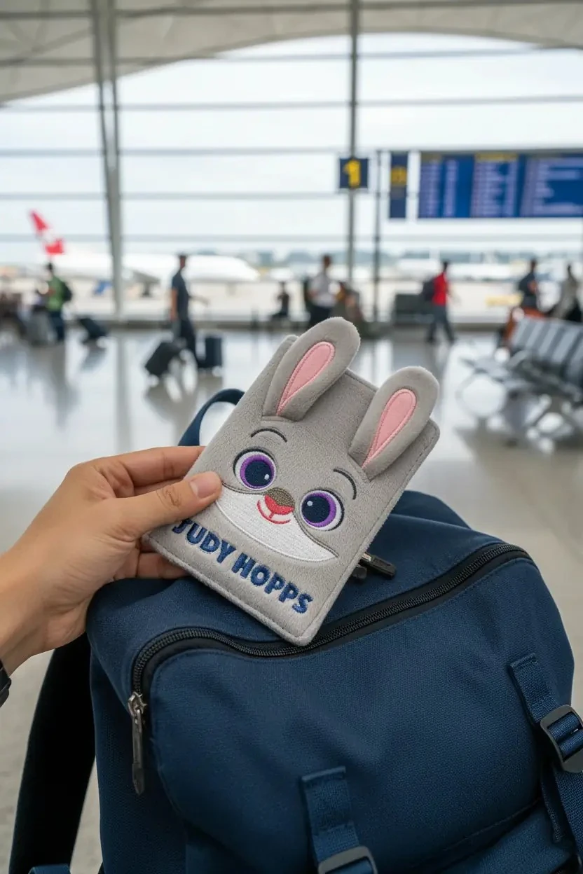 Disney Zootropolis Lisanslı Peluş Pasaport Kılıfı - Judy