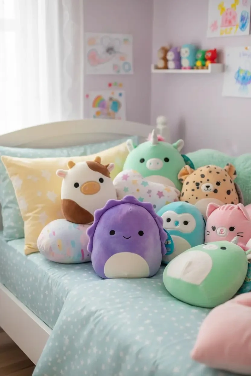Çift Taraflı Squishmallow Flip-a-Mallows – Dönüşebilen Yumuşak Peluş Oyuncak 13 Cm