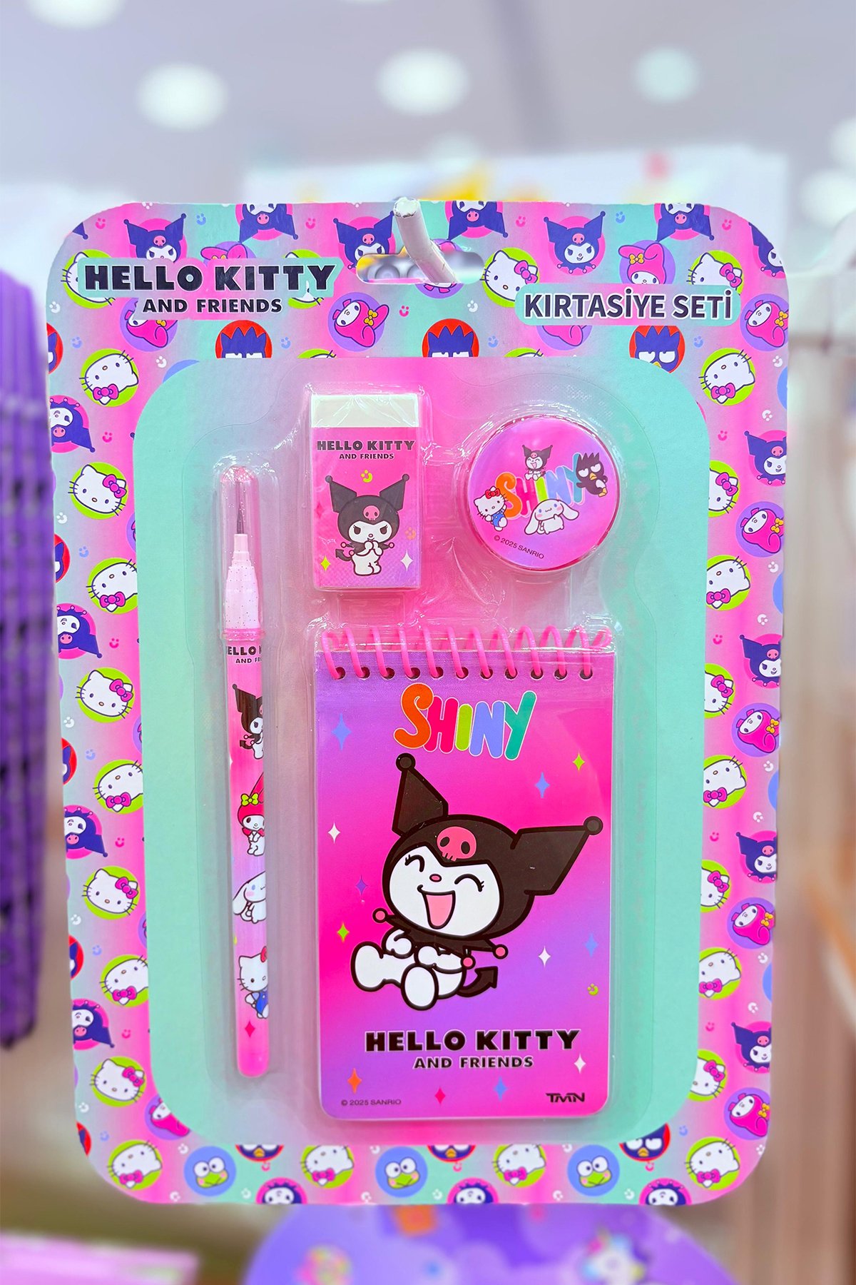 Timon Sanrio Lisanslı Kırtasiye Seti Kuromi - My Melody - Cinnamoroll