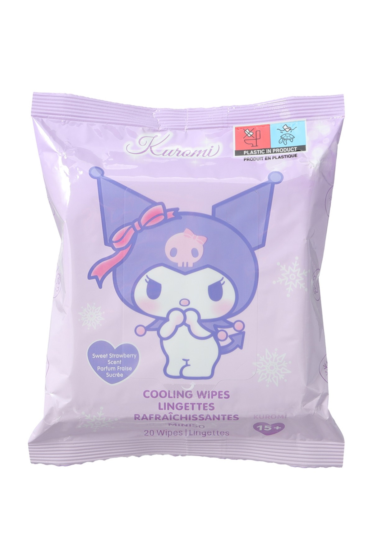 Sanrio Lisanslı Serinletici Islak Mendil (20 Adet*2 Paket)