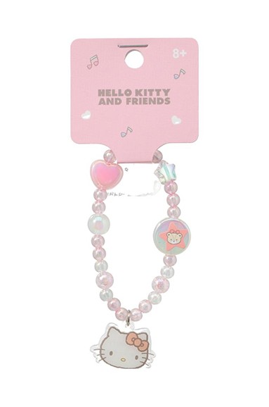 Sanrio Lisanslı Boncuklu Saç Lastiği - Hello Kitty