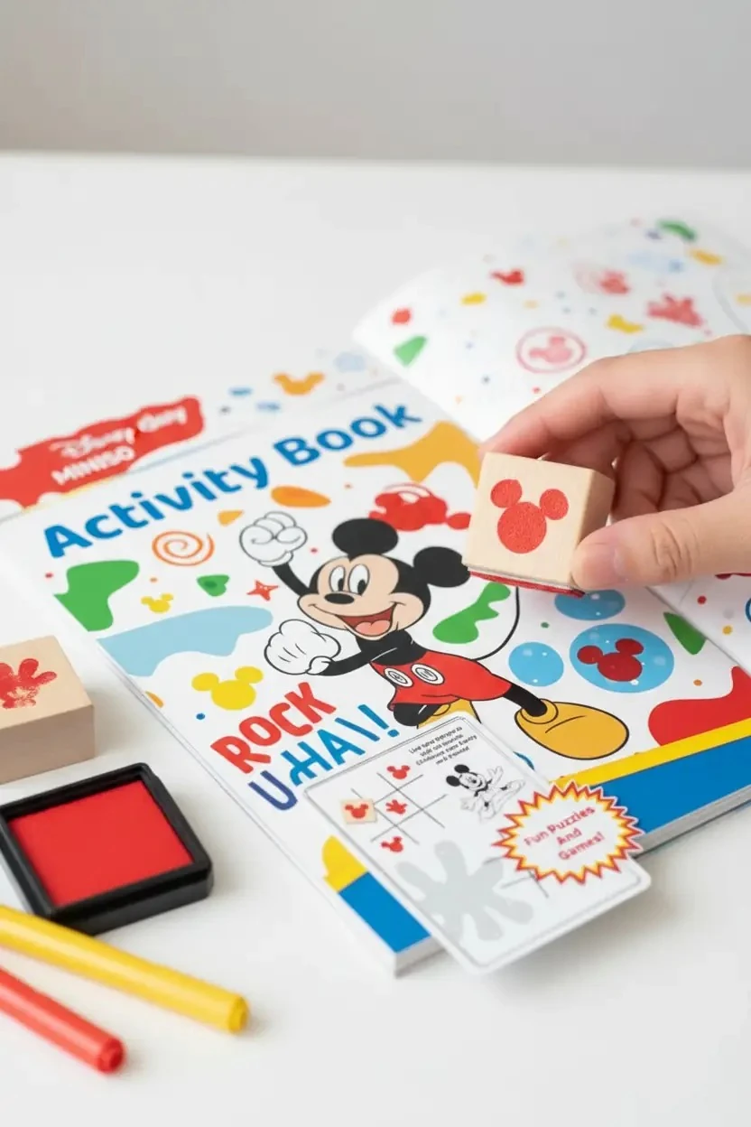 Disney Mickey Mouse Serisi Damga Çizim Seti