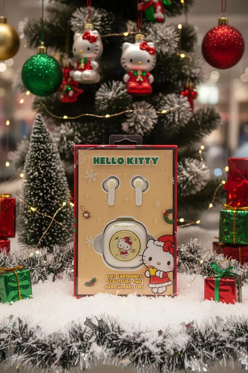 Sanrio Lisanslı Yılbaşı Serisi Hello Kitty  Bluetooth Kulaklık