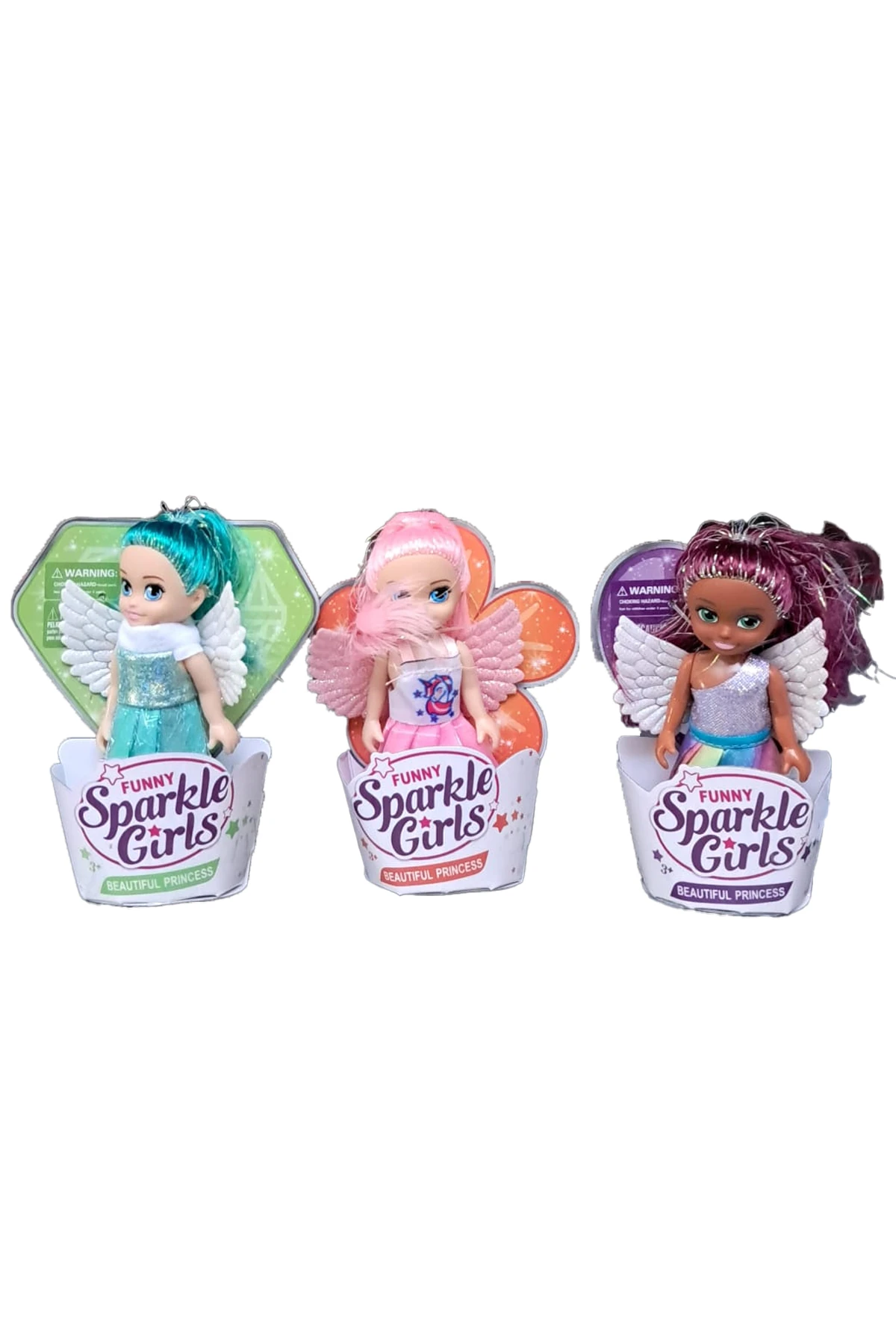 Işıltılı Kanatlı Mini Bebek