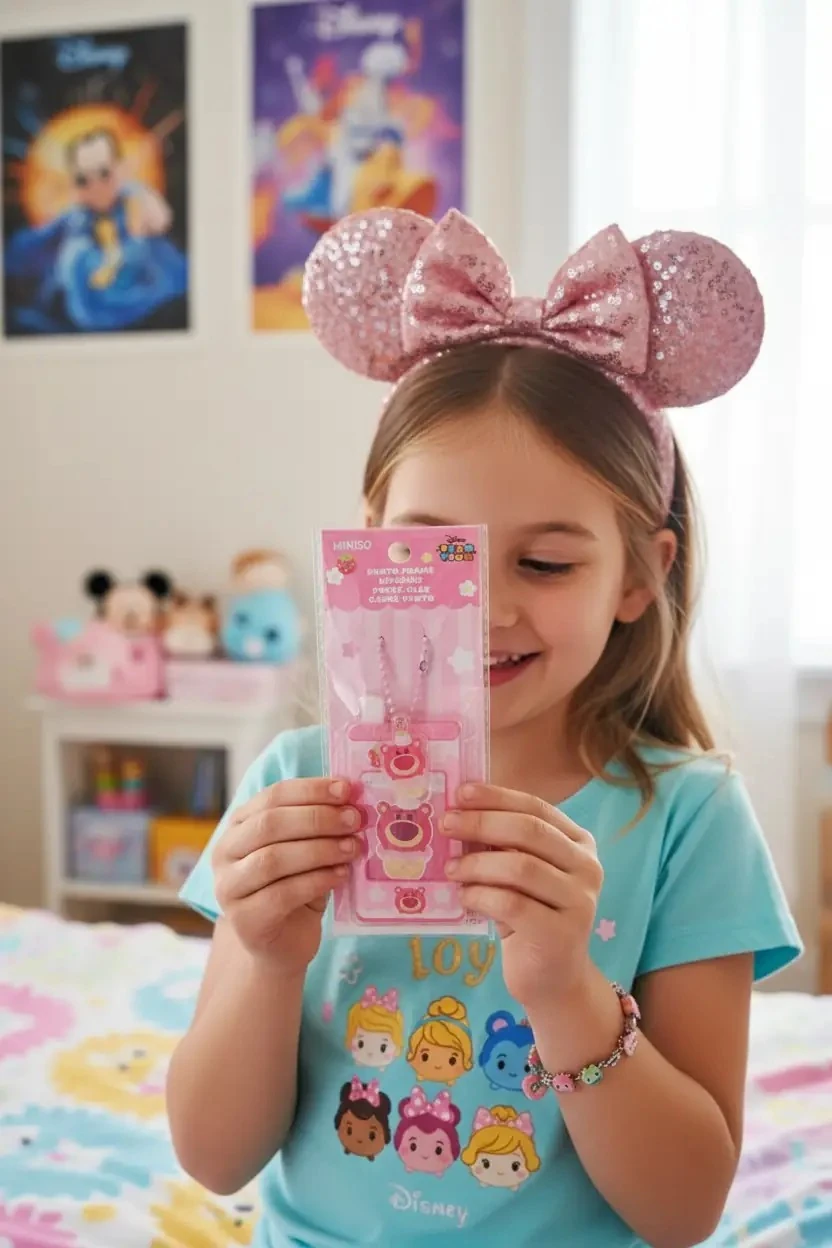 Disney Lisanslı Tsum Tsum Serisi Çerçeve Figürlü Anahtarlık