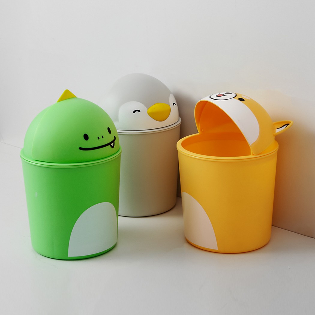 Mini Family Serisi Çöp Kovası - Shiba