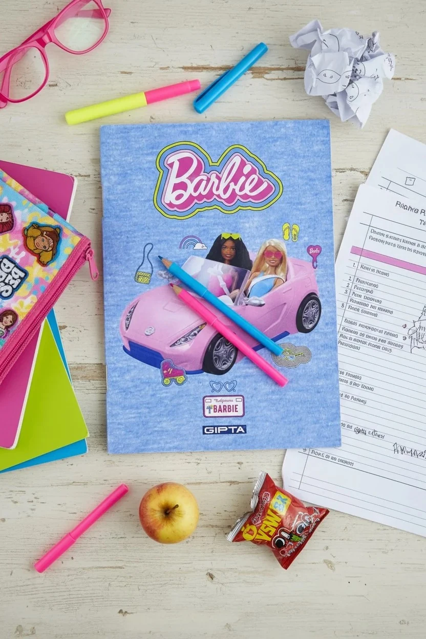 Gıpta Barbie Lisanslı Not Defteri A6
