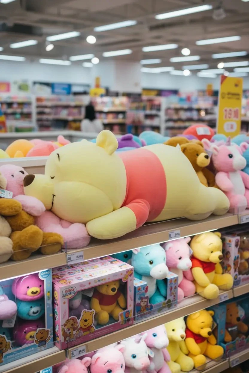 Disney Winnie The Pooh Lisanslı Peluş Oyuncak 45 Cm – Yatan Büyük Boy Yumuşacık Tasarım