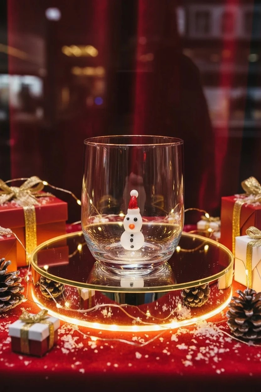 Sheforshe Kardan Adam Figürlü Cam Bardak