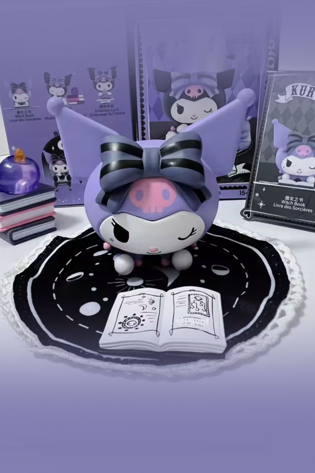 Sanrio Lisanslı Kuromi Şanslı Kehanet Serisi Sürpriz Figürlü Kutu Blind Box