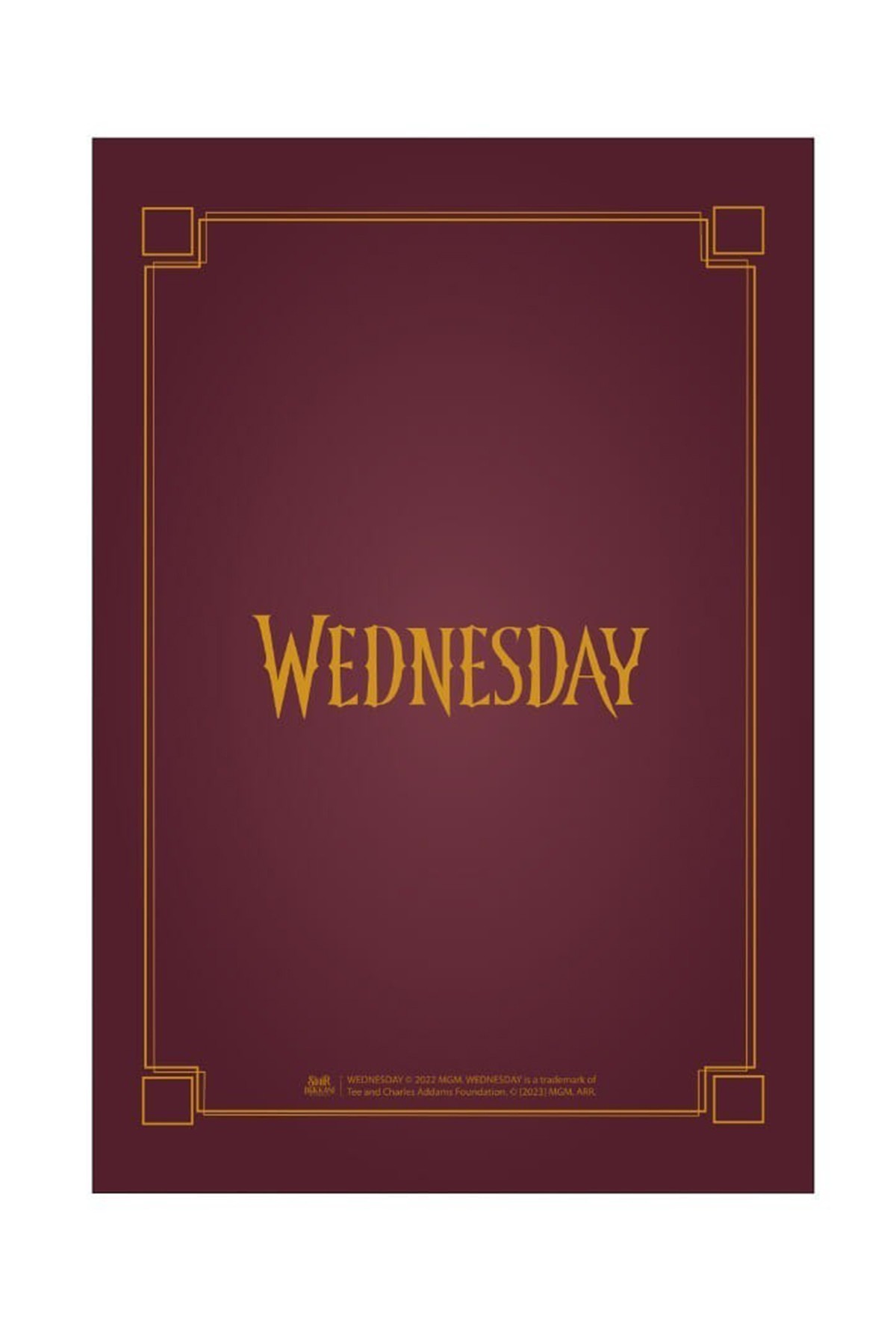Wednesday Lisanslı Nevermore Academy Not Defteri