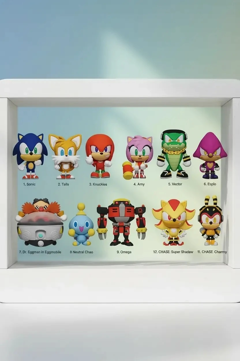 Sonic Lisanslı Klipsli Figür Blind Box – Sürpriz Koleksiyon