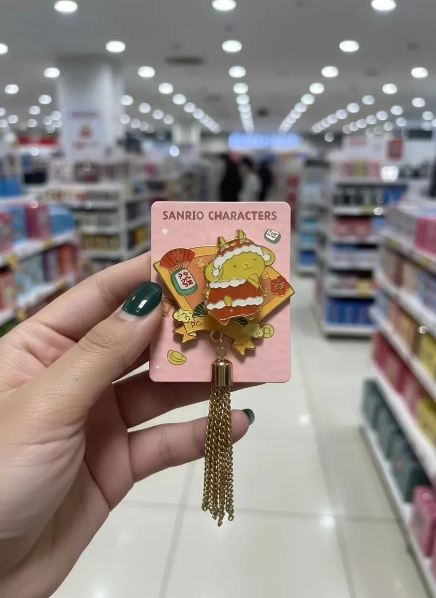 Sanrio Lisanslı Sanrio Karakterler  Çin Stili Yılbaşı Serisi Sürpriz Kutu Rozet