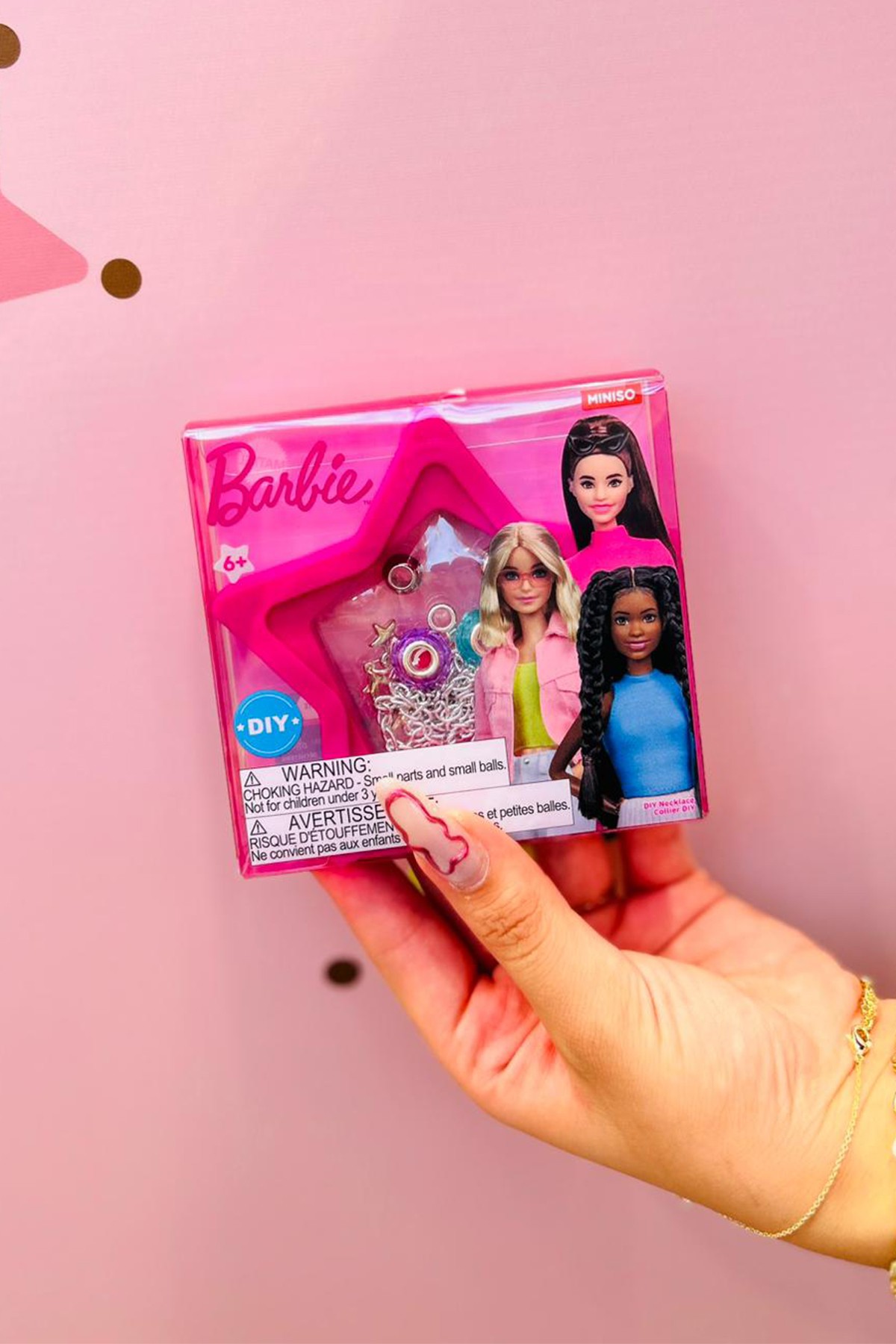 Barbie Lisanslı Kendin Yap Kolye Seti
