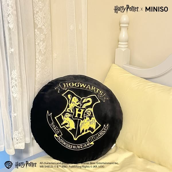 Harry Potter Lisanslı Yuvarlak Peluş Yastık (40CM)