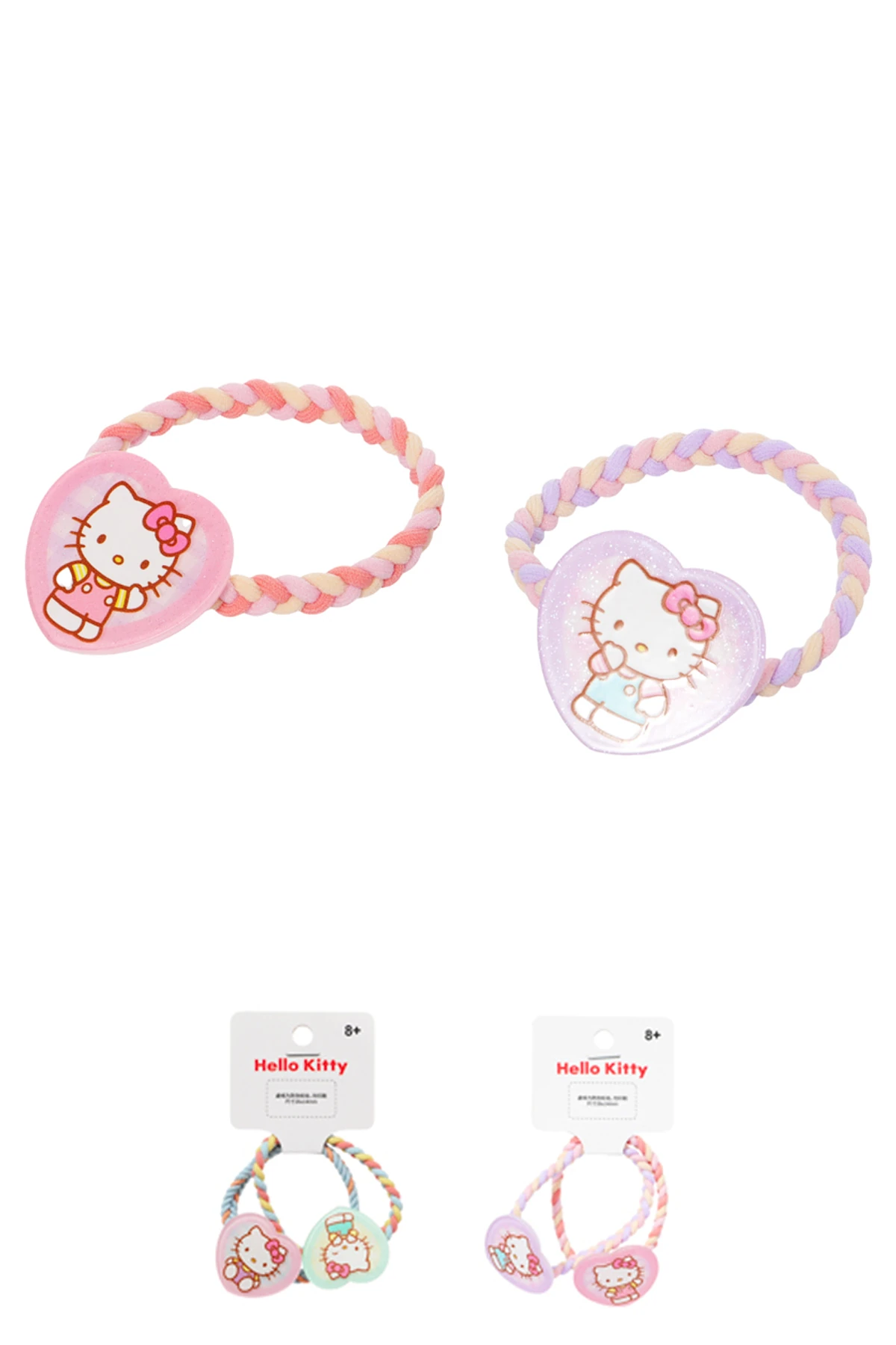 Hello Kitty Lisanslı Kalp Saç Tokası (2 adet)