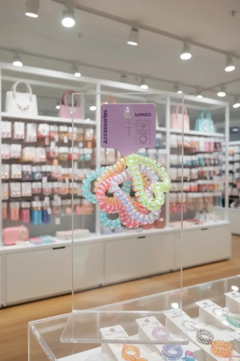 Spiral Saç Lastiği (5 Adet) - Kalp