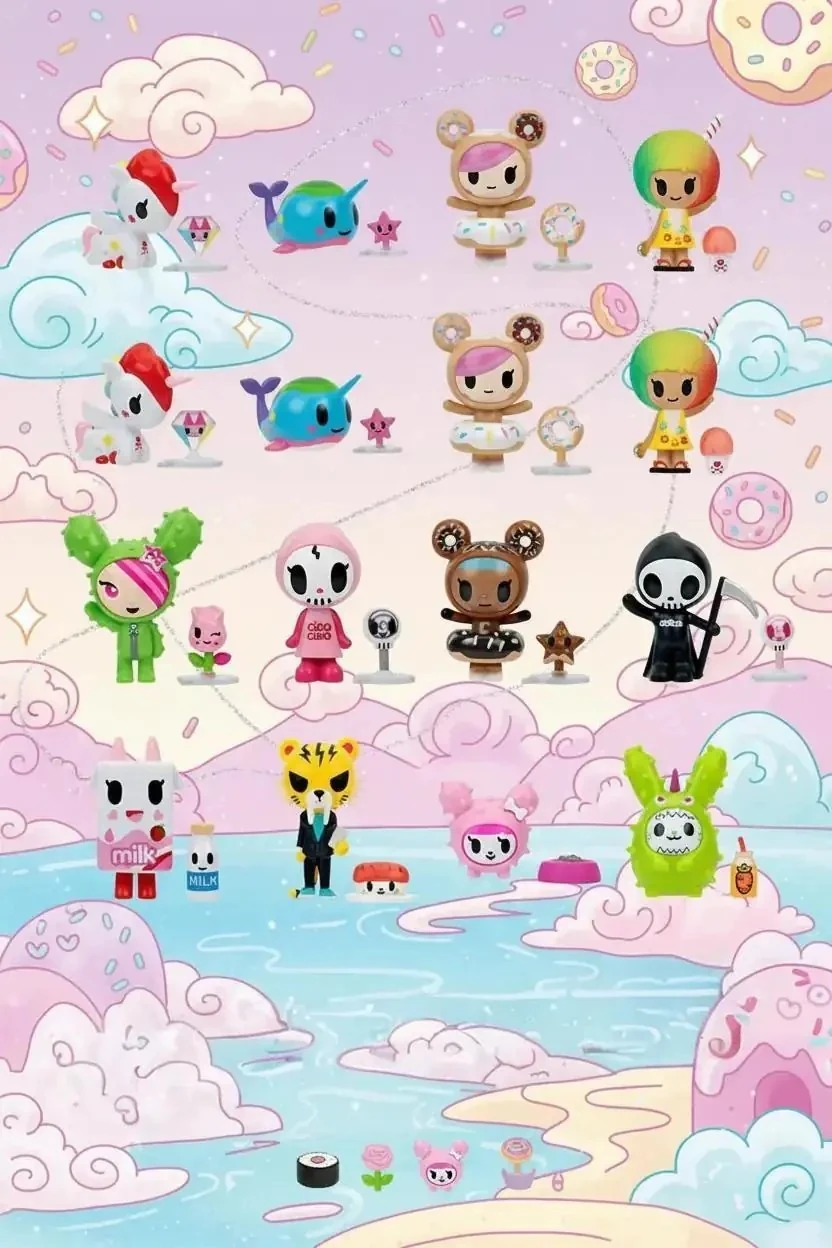 Tokidoki Sürpriz Figür – Koleksiyonluk İkonik Karakter Blind Box Figür Seti