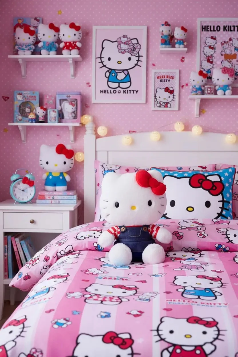 Hello Kitty Lisanslı Klasik Koleksiyonu Oturan Peluş Oyuncak