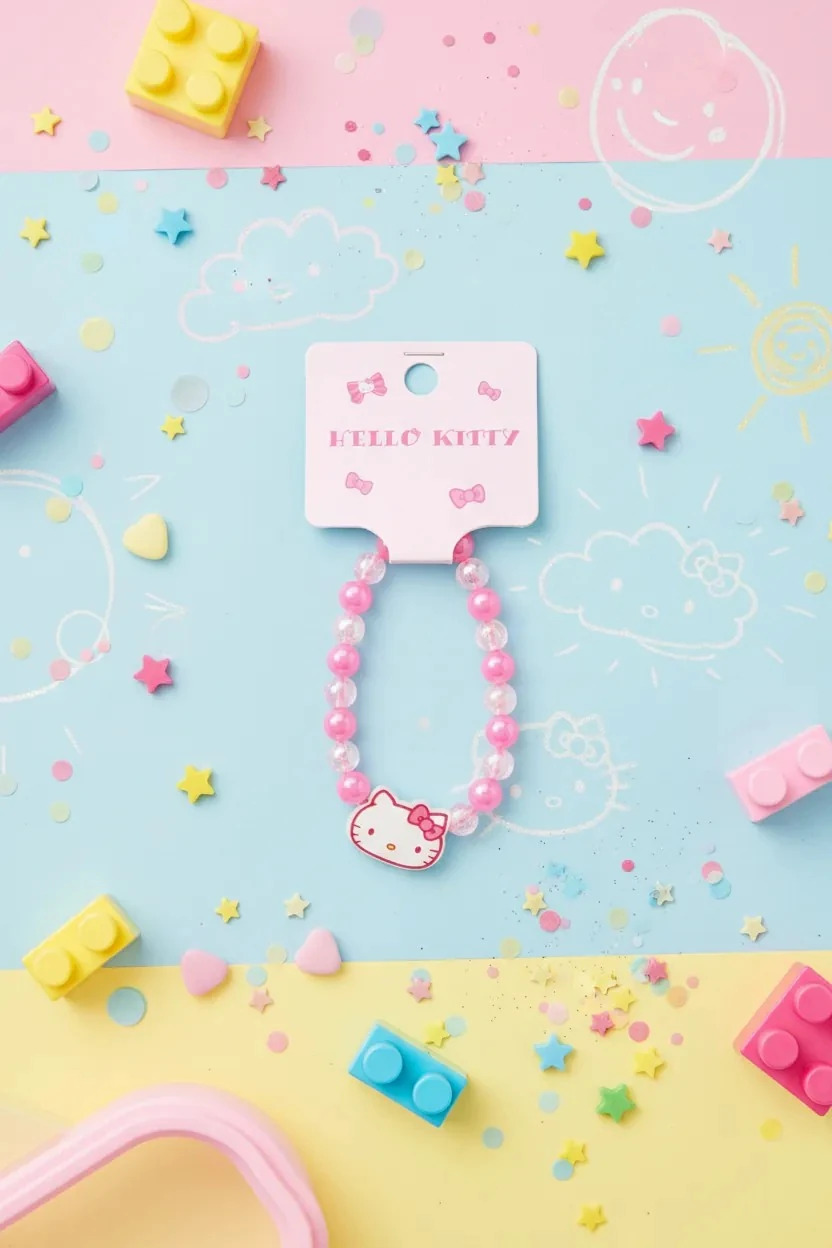 Sanrio Lisanslı Hello Kitty Saç Tokası