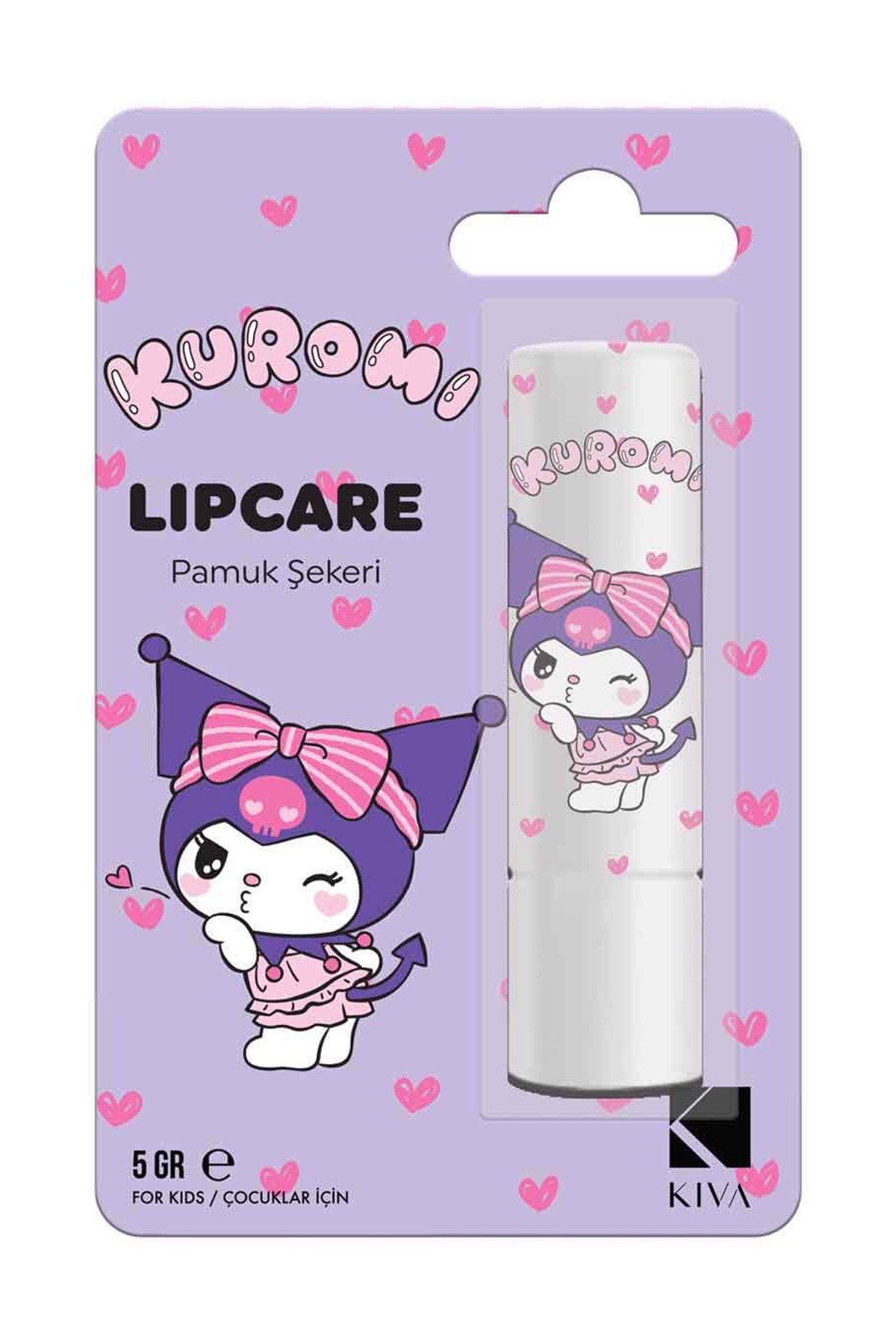 Kuromi Lipcare Pamuk Şekerli Lip Balm 5GR