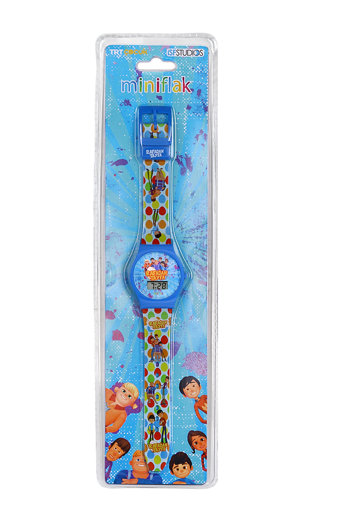 MiniFlak Lisanslı Rafadan Tayfa RF7151 Mavi Renk Erkek Çocuk Kol Saati