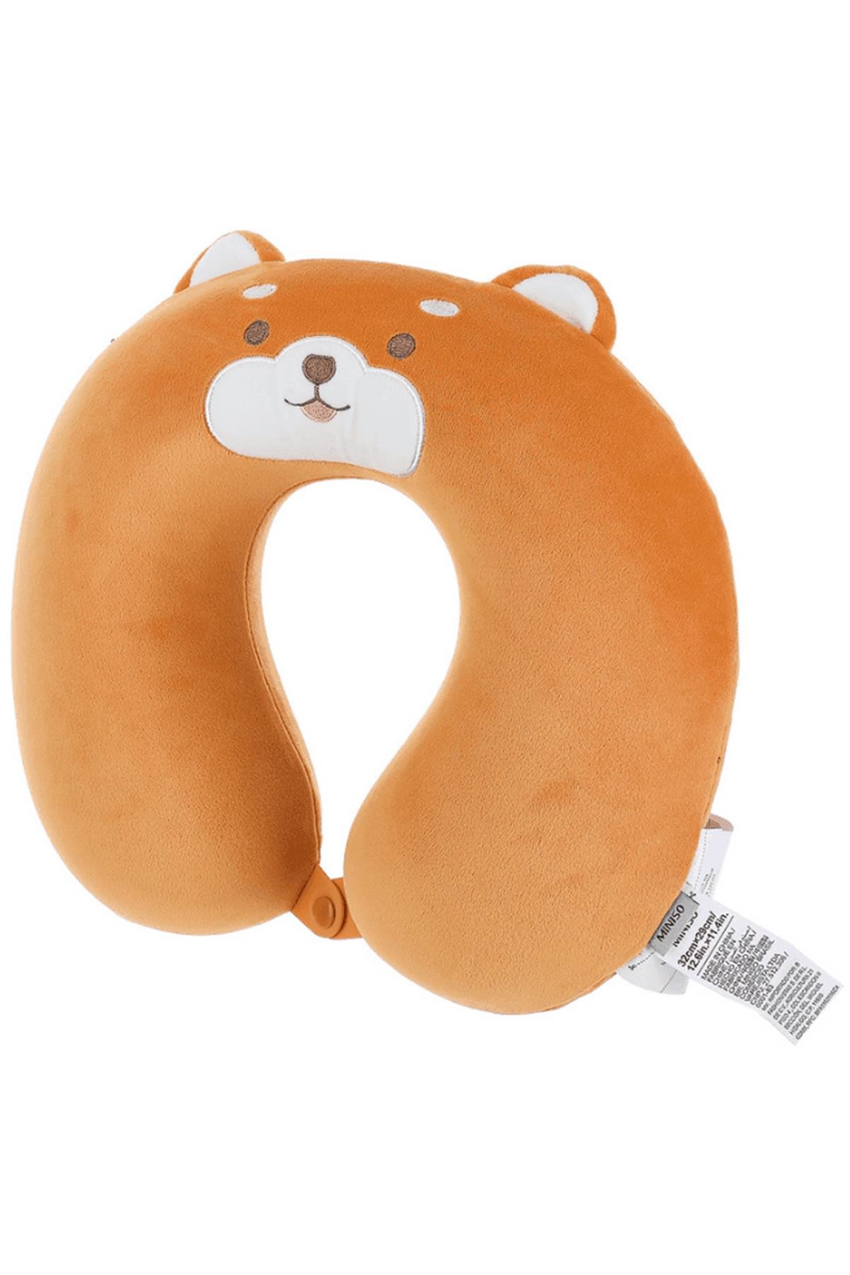 Shiba Inu Serisi Memory Boyun Yastığı,Seyahat Yastığı 32 Cm