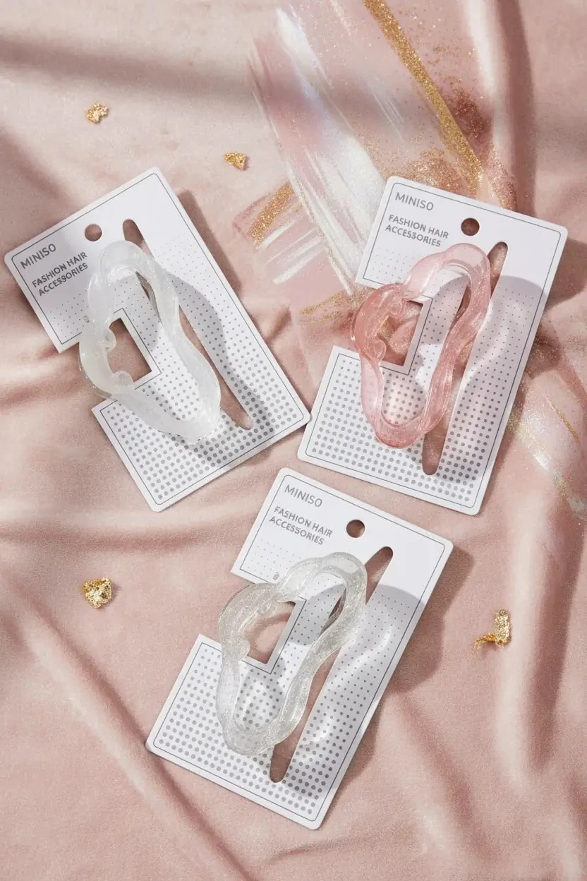 Miniso Lisanslı Basic Jöle Bulut Saç Tokası – Karışık Renk 11 Cm