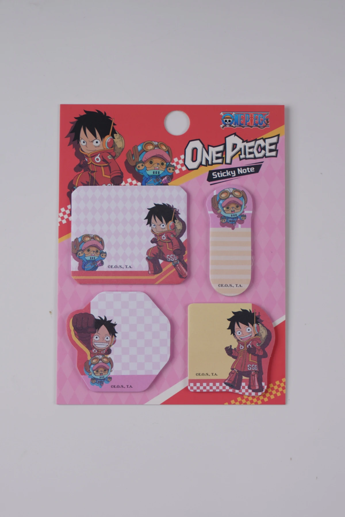 One Piece Koleksiyonu Mini Figür Yapışkan Not Seti (4 Parça)