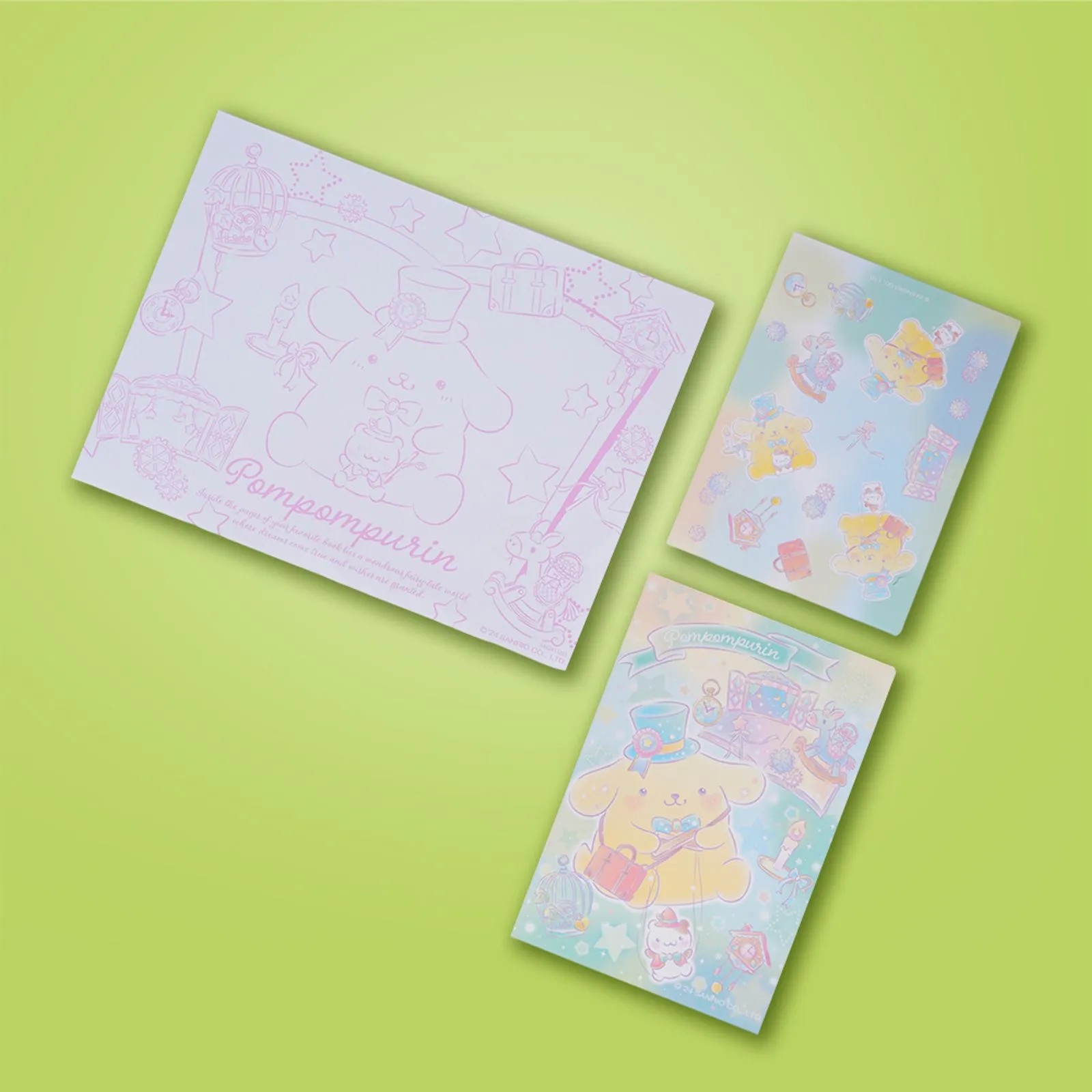 Sanrio Lisanslı Renkli Boyama Seti - Pompompurin