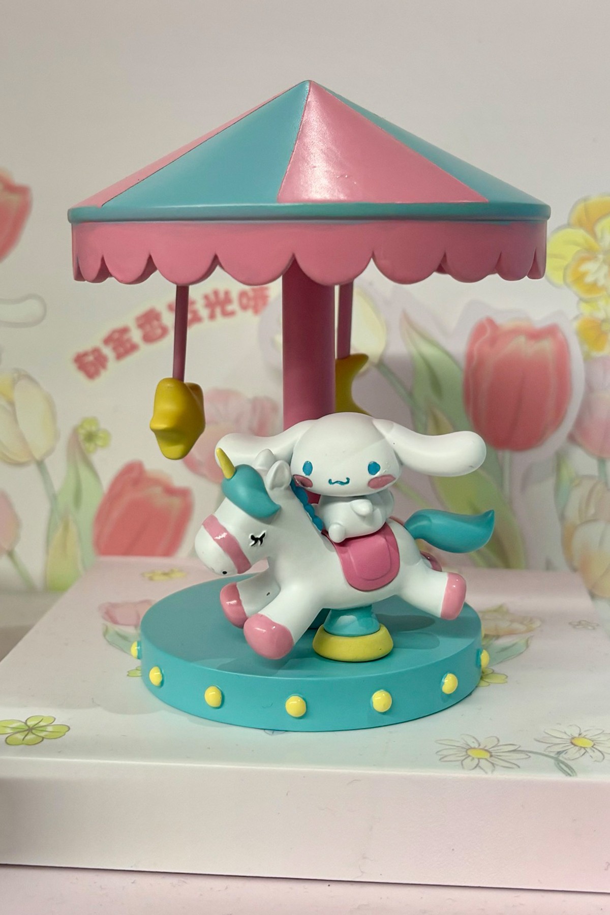 Sanrio Lisanslı Atlı karınca Gece Lambası - Cinnamoroll