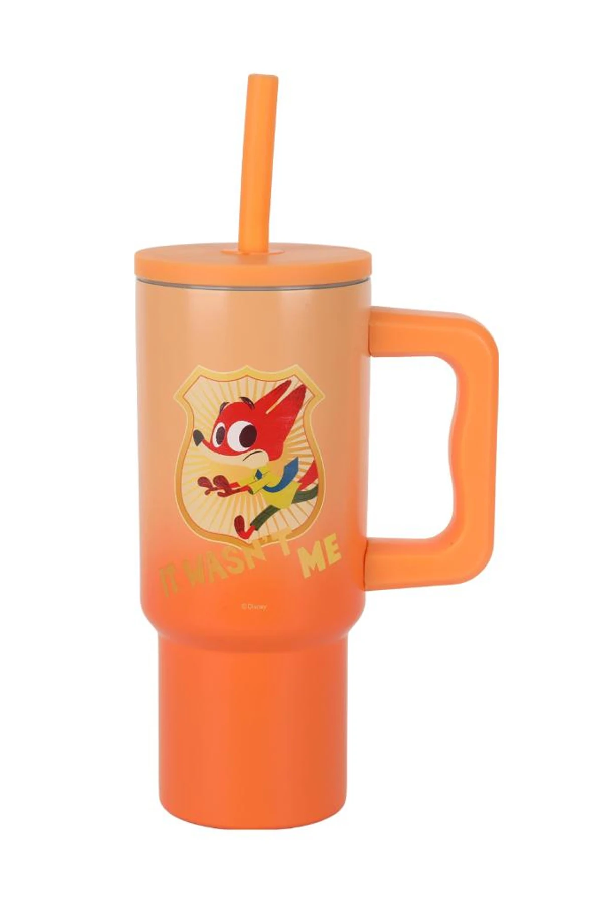 Disney Zootropolis Lisanslı Saplı ve Pipetli Çelik Matara (Judy)