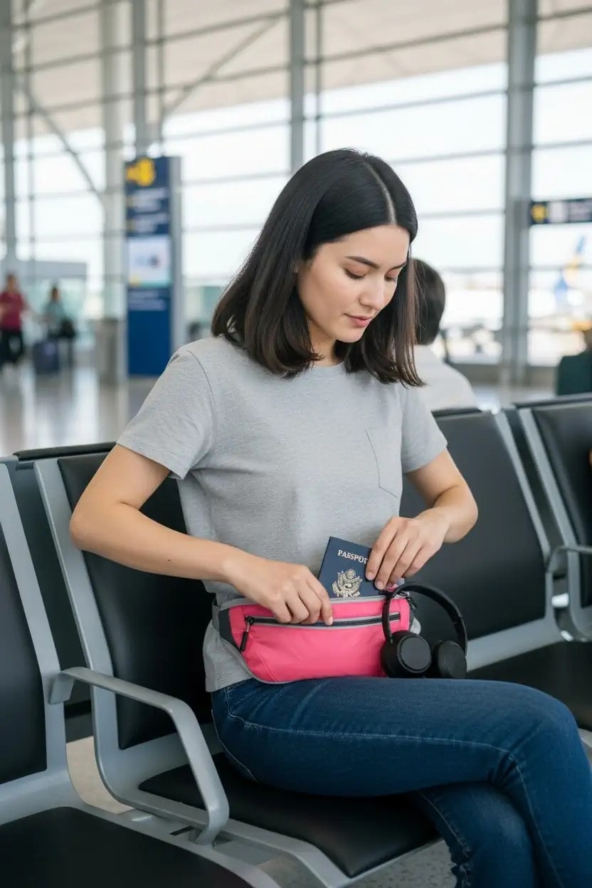 Mınıso Sports Bel Çantası - Pembe